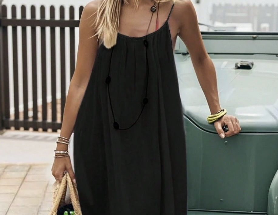 Mini robe nuisette en soie glacée unie froissée avec fronces et dos ouvert
