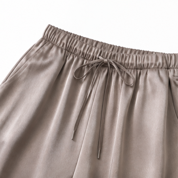 Nadine Two-Piece Set with Wide-Leg Trousers