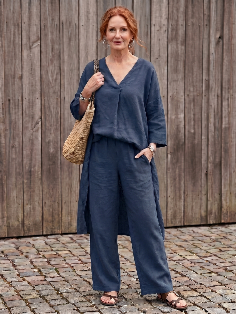 Onyx | Ensemble Tunique Ample et Pantalon Large