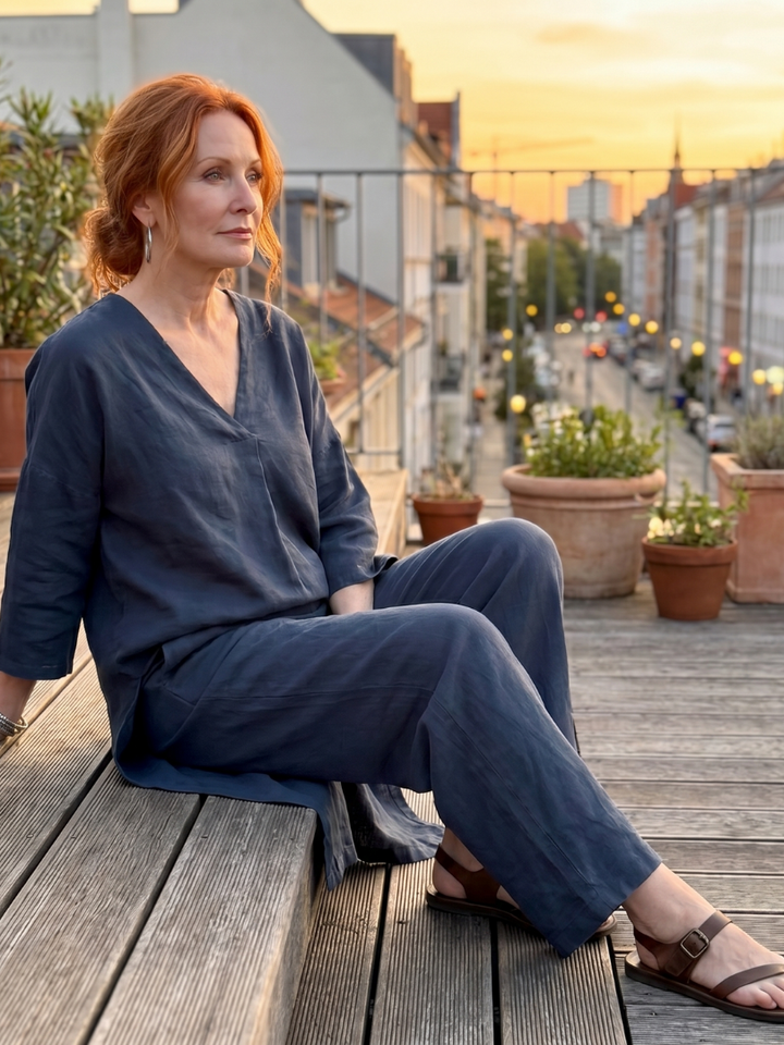Onyx | Ensemble Tunique Ample et Pantalon Large
