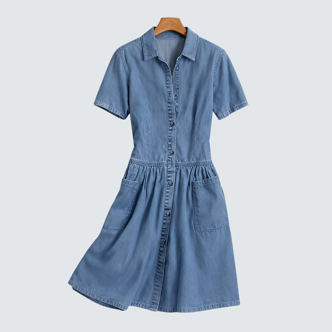 Emma | Robe en jean au quotidien