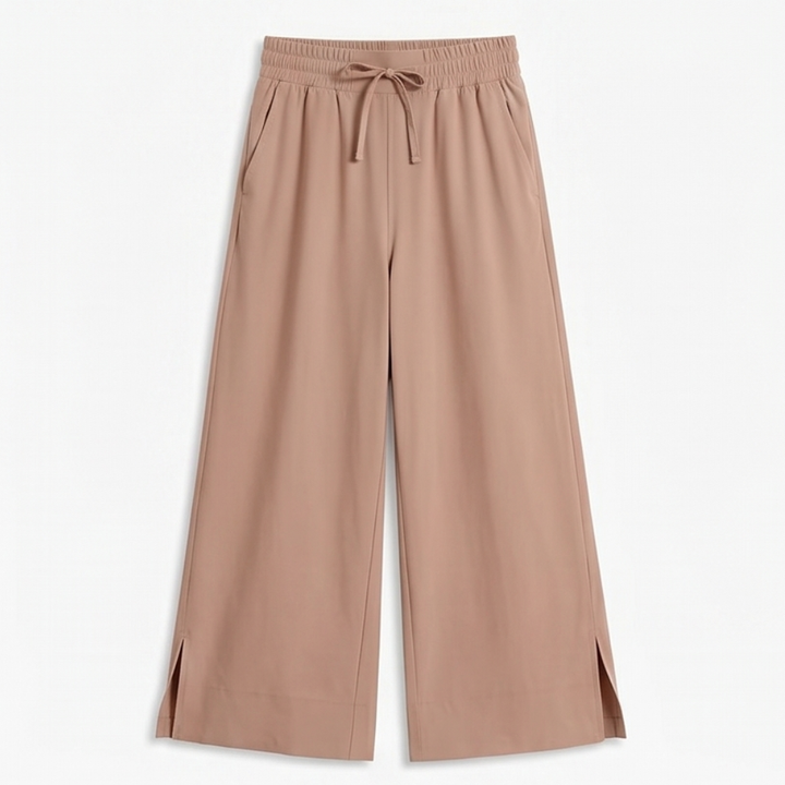 Veluna – Effortless Wide-Leg Crop Pants