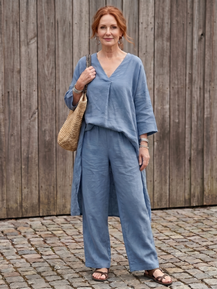 Onyx | Ensemble Tunique Ample et Pantalon Large