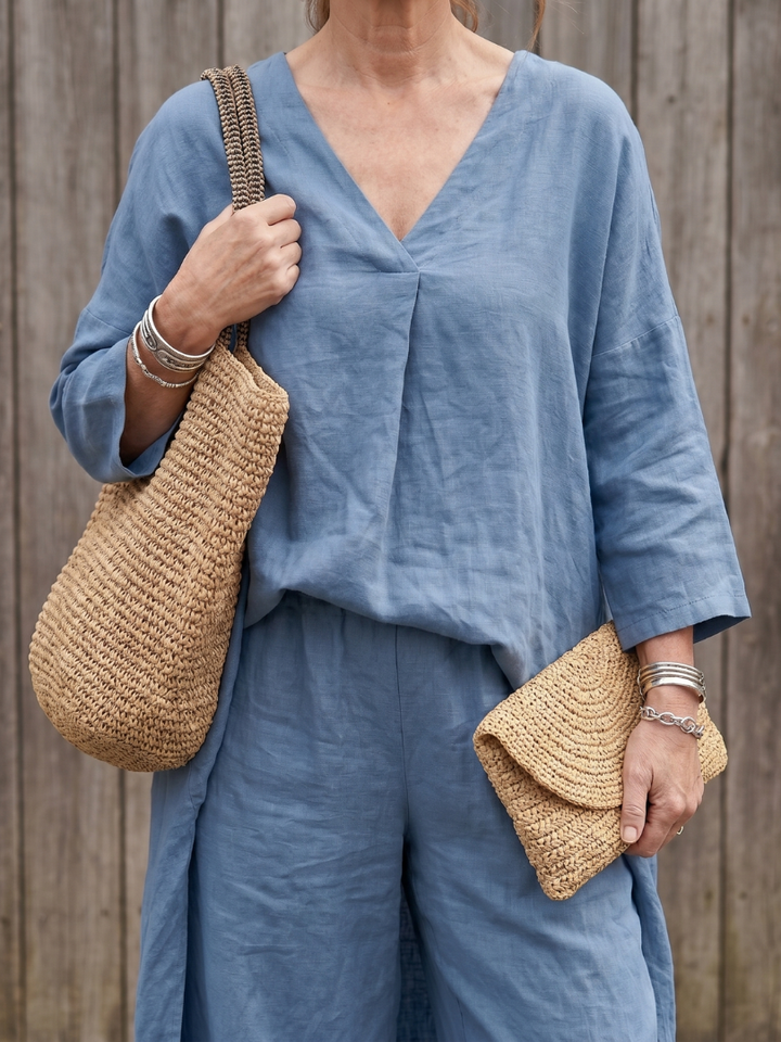 Onyx | Ensemble Tunique Ample et Pantalon Large