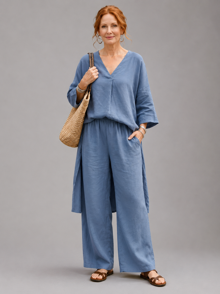 Onyx | Ensemble Tunique Ample et Pantalon Large