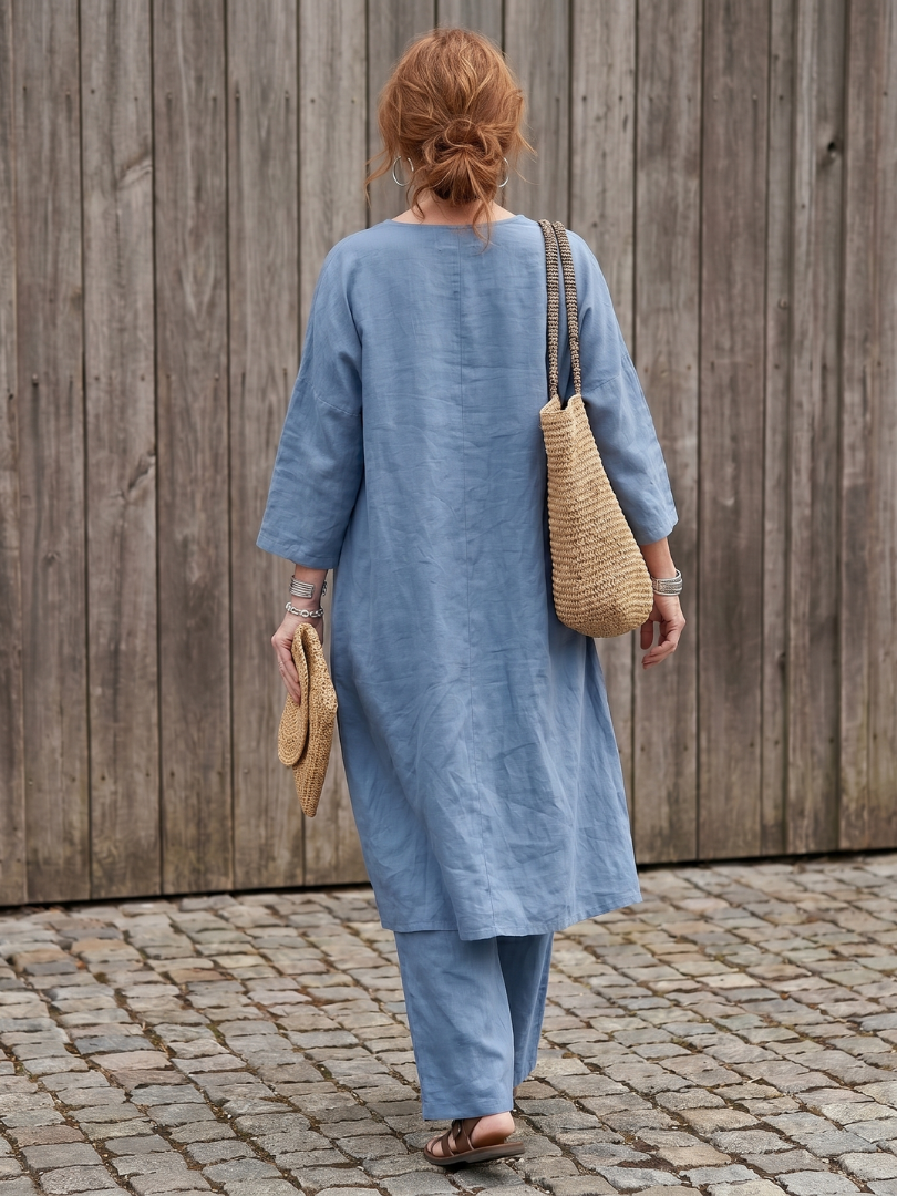 Onyx | Ensemble Tunique Ample et Pantalon Large
