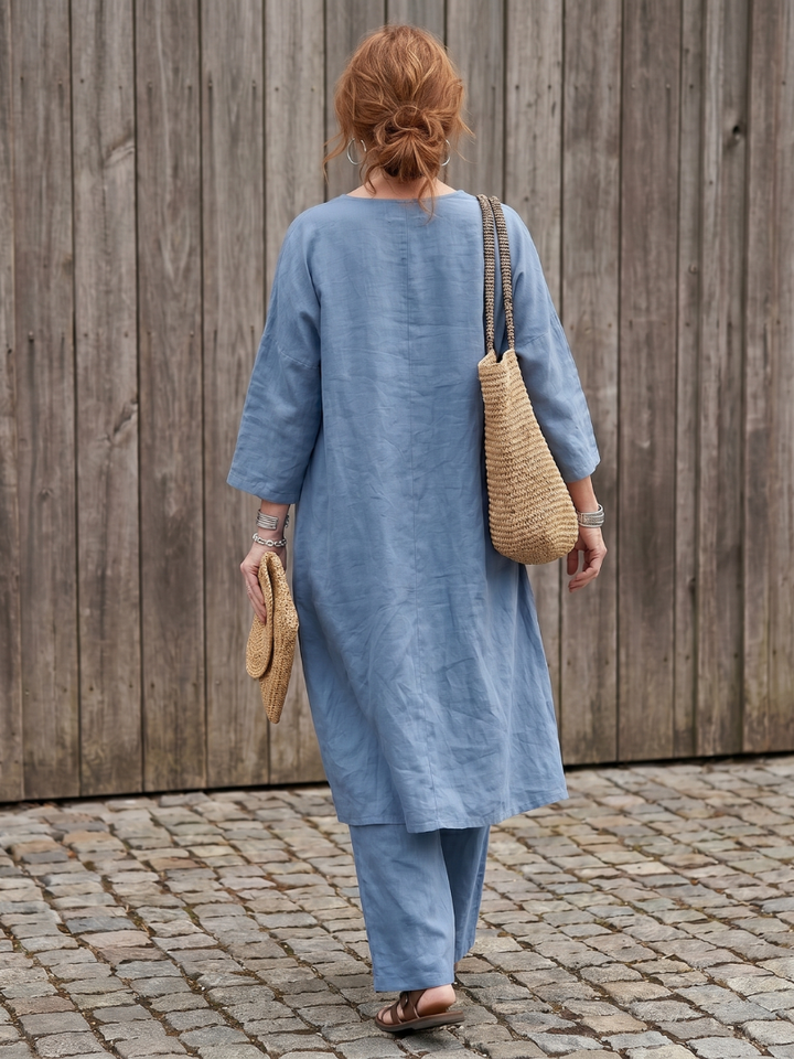 Onyx | Ensemble Tunique Ample et Pantalon Large