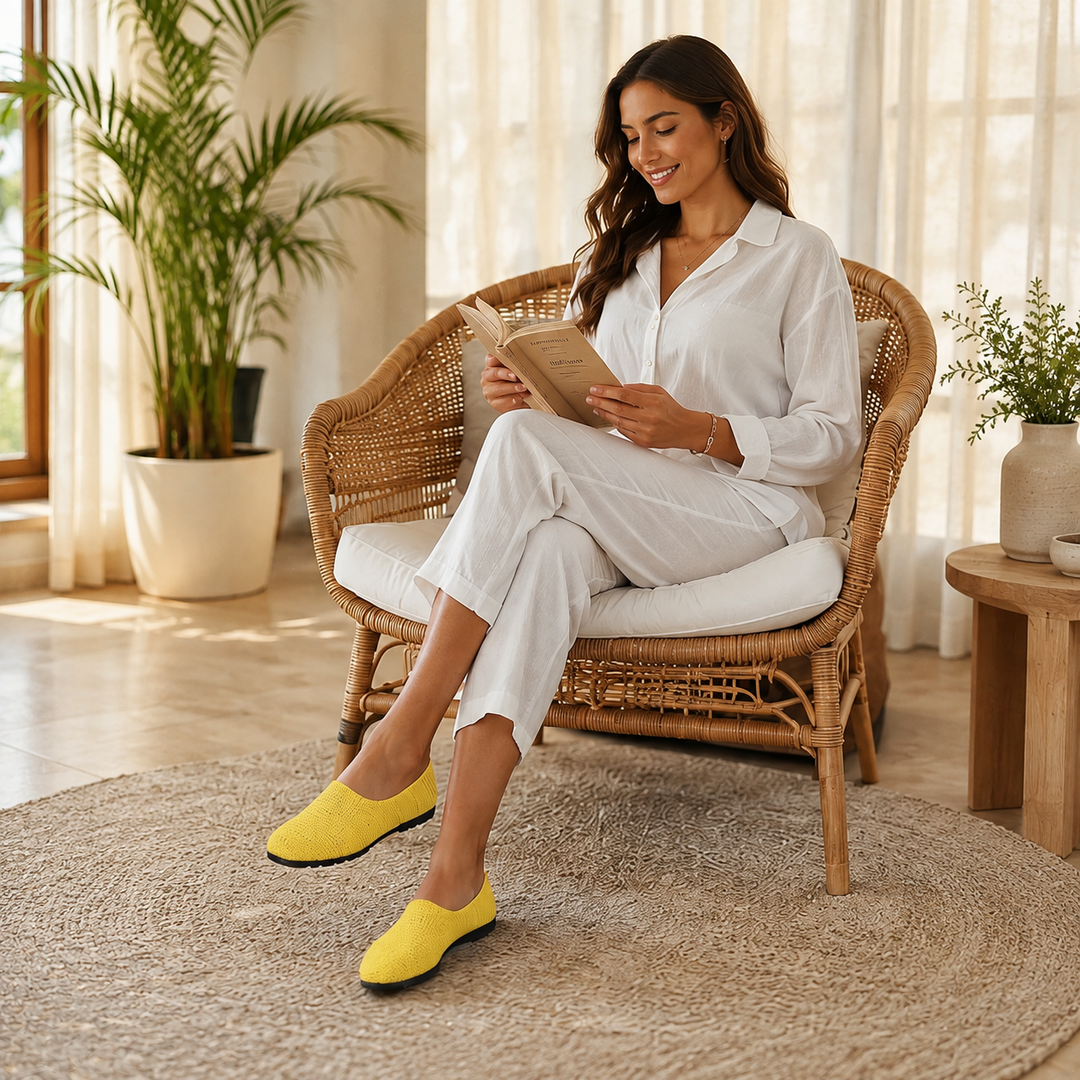 Softmarch – Breathable Knit Slip-On Mules