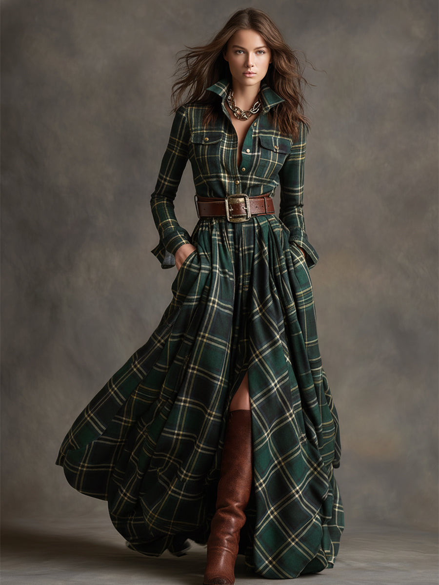 Scarlett | Robe chemise ceinturée