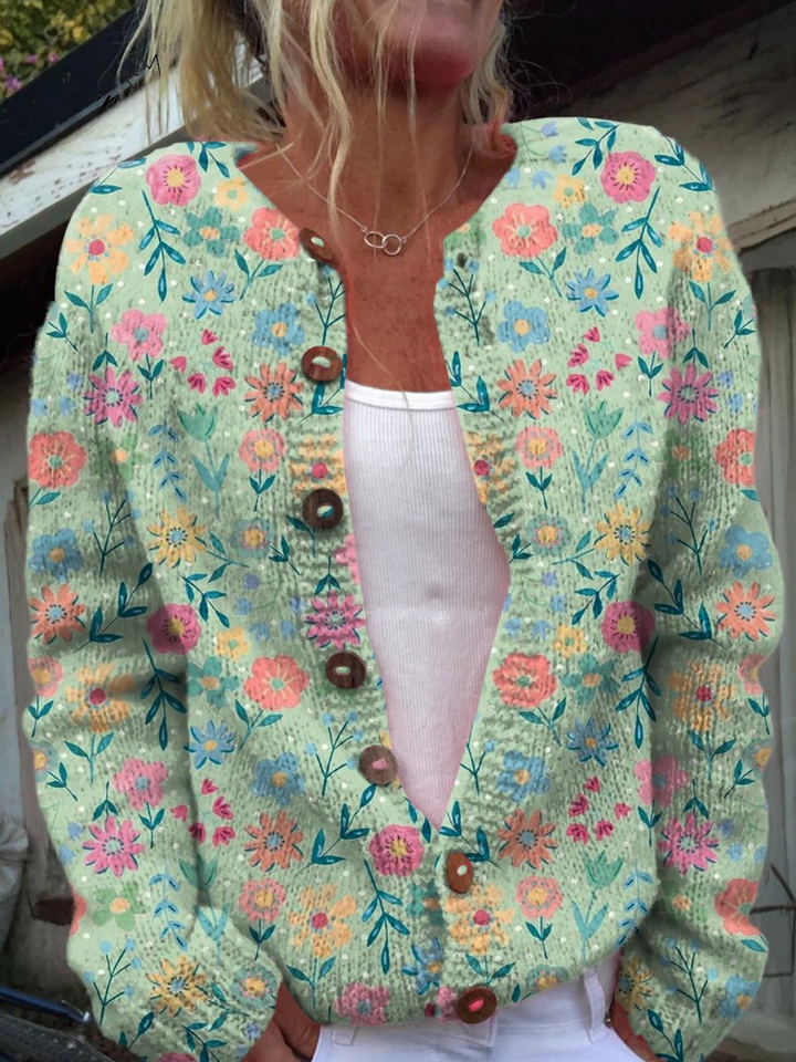 Foxfield™ | Gilet Floral Vintage Femme