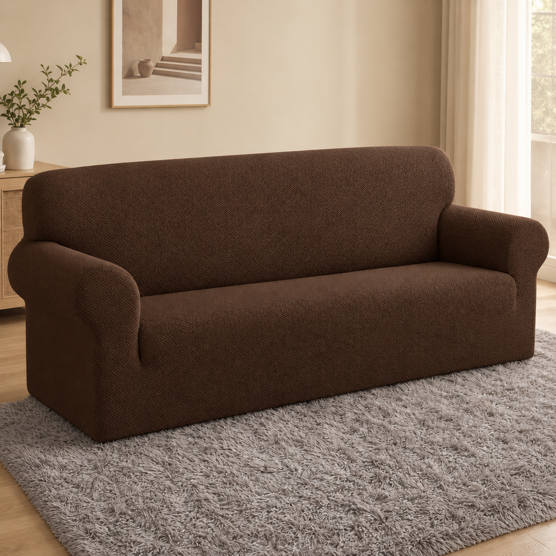 Snugfit – Textured Jacquard Non-Slip Stretch Sofa Slipcover