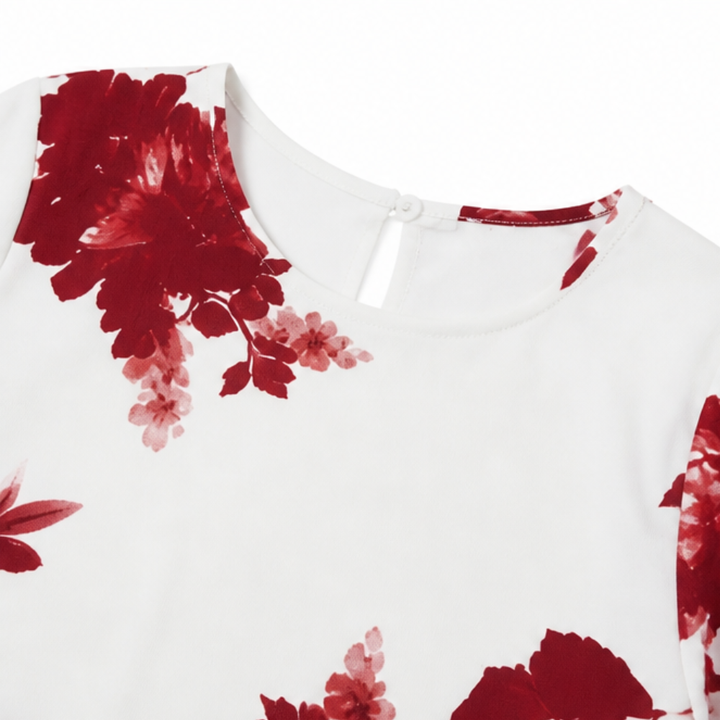 Avery Floral Top &amp; Wide-Leg Pants Set