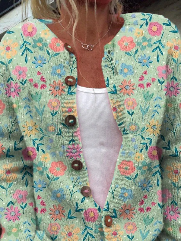 Foxfield™ | Gilet Floral Vintage Femme