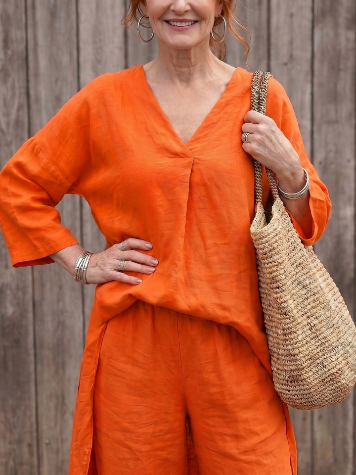 Onyx | Ensemble Tunique Ample et Pantalon Large