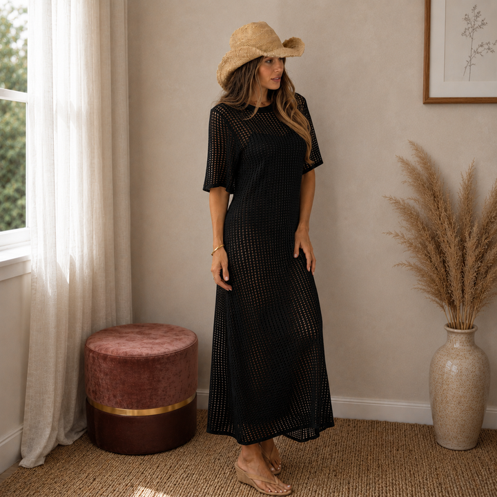 Avery™ | Robe longue élégante en crochet