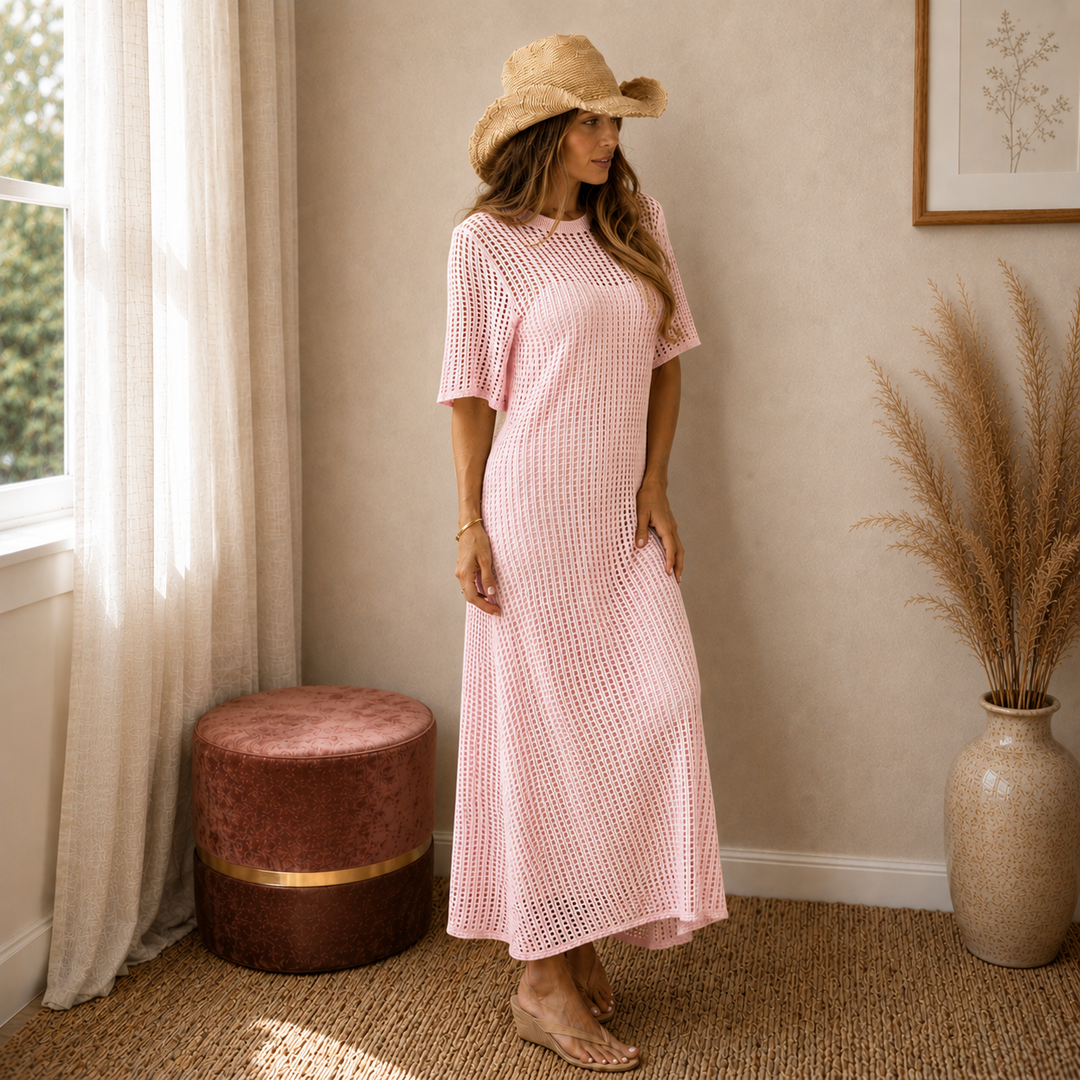 Avery™ | Robe longue élégante en crochet
