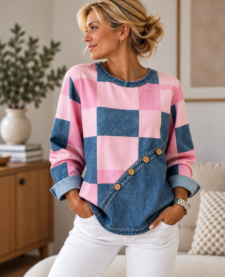 Patchwork Art Sweatshirt