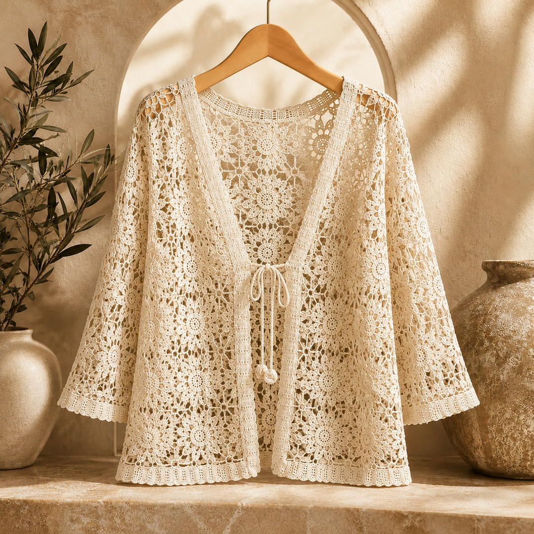 Cardigan au crochet Elora