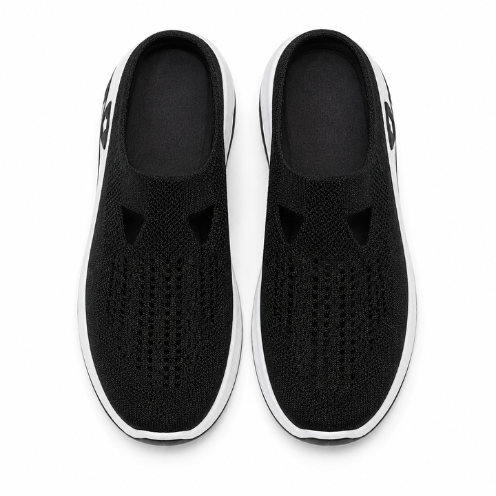Airessa – Breathable Mesh Slip-On Mules with Cushioned Air Sole