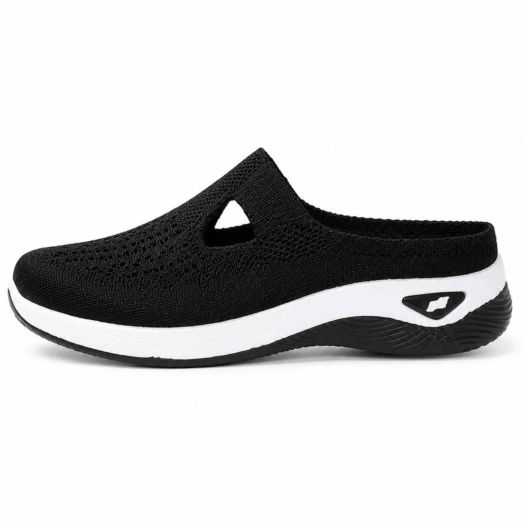 Airessa – Breathable Mesh Slip-On Mules with Cushioned Air Sole