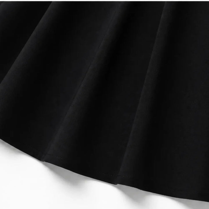 Noirella – Lace Sleeve A-Line Mini Dress for Curves