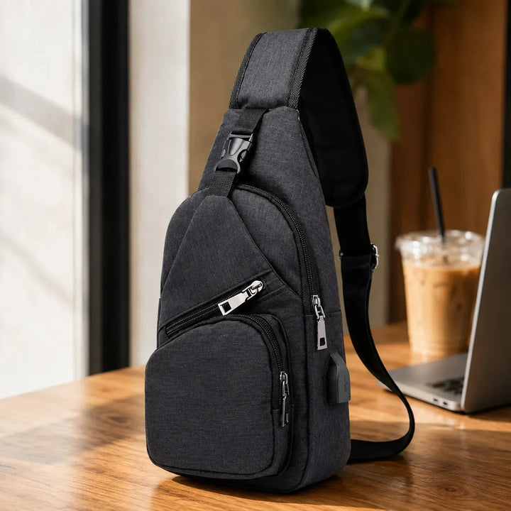 Slynx – Crossbody Sling Bag with USB Charging Port