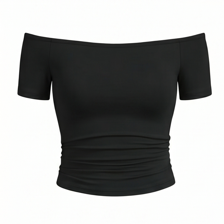 Velora Off-Shoulder Slim Fit Top