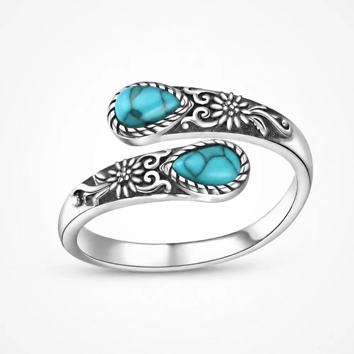 Lunavia – Vintage Moonstone Teardrop Ring