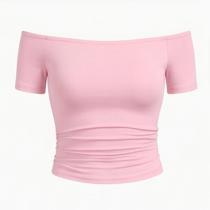 Velora Off-Shoulder Slim Fit Top