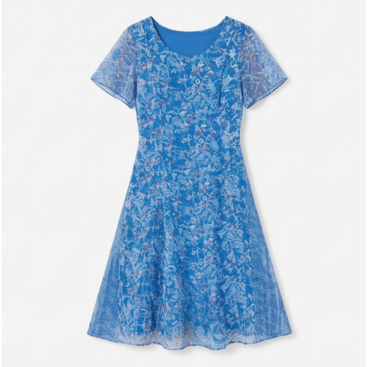 Kynara - Flutter-Sleeve Midi Dress for Easy Summer Elegance