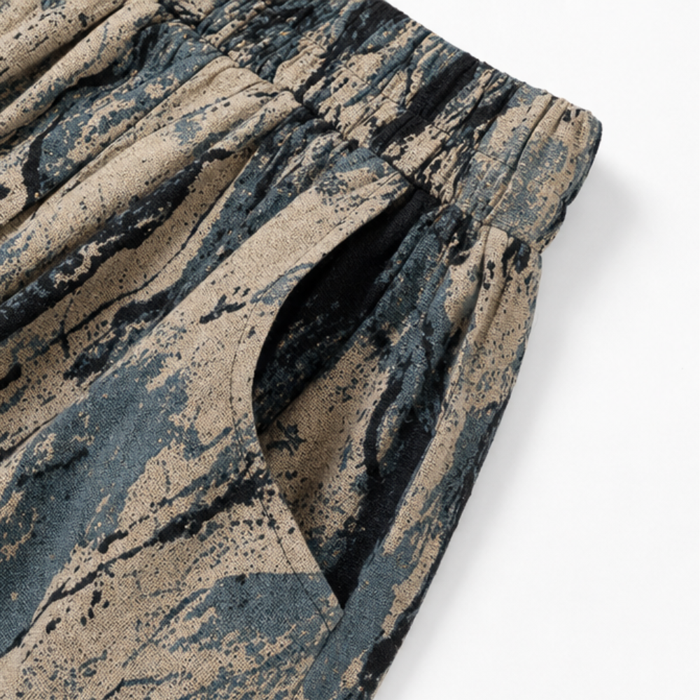 Florenza – Wide-Leg Flowy Summer Capri Pants with Elastic Waist &amp; Pockets