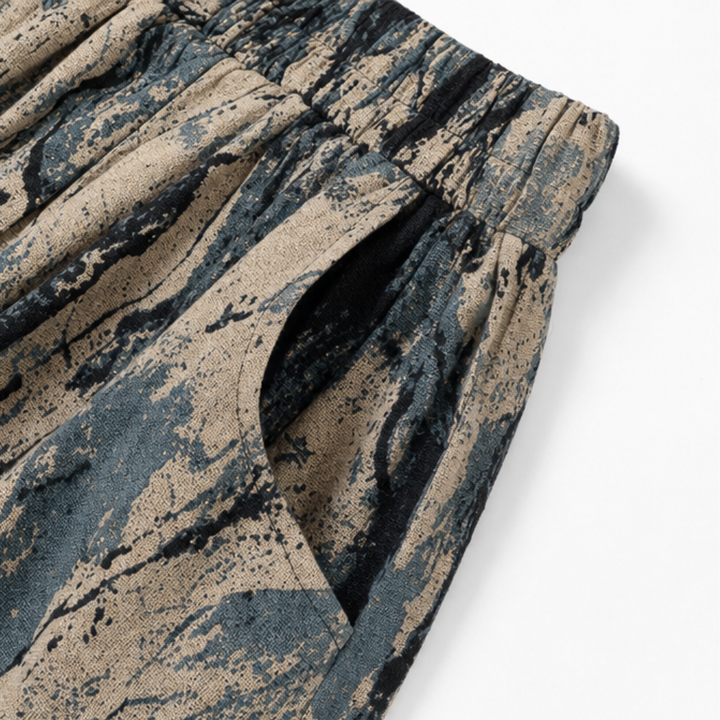 Florenza – Wide-Leg Flowy Summer Capri Pants with Elastic Waist &amp; Pockets