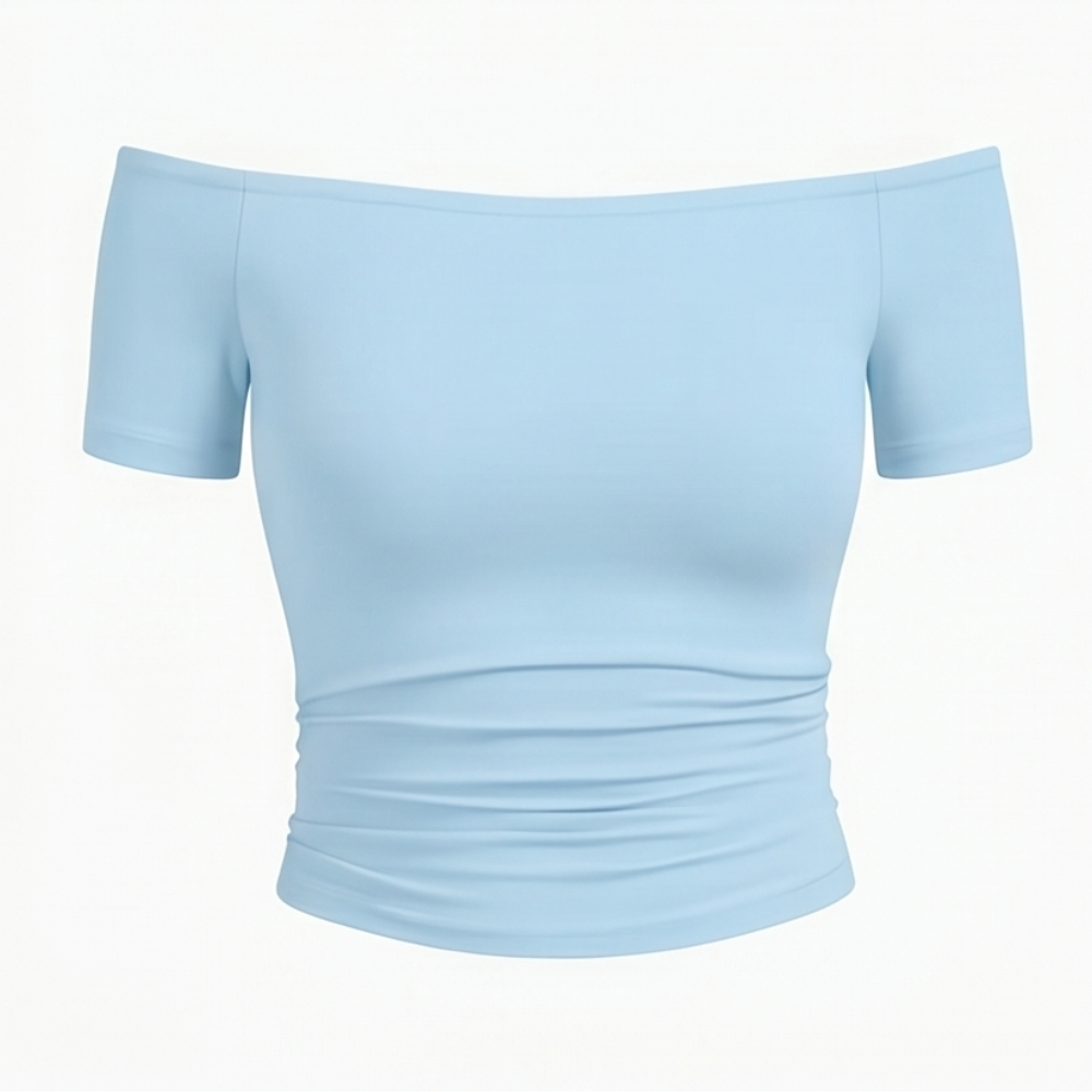 Velora Off-Shoulder Slim Fit Top