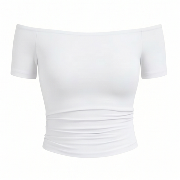 Velora Off-Shoulder Slim Fit Top