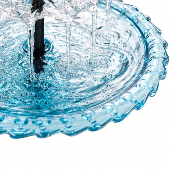 Avelora – Solar Hanging Bird Bath Fountain with Two-Tier Cascade