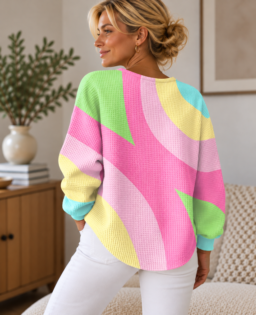 Abstract Pattern Sweatshirt