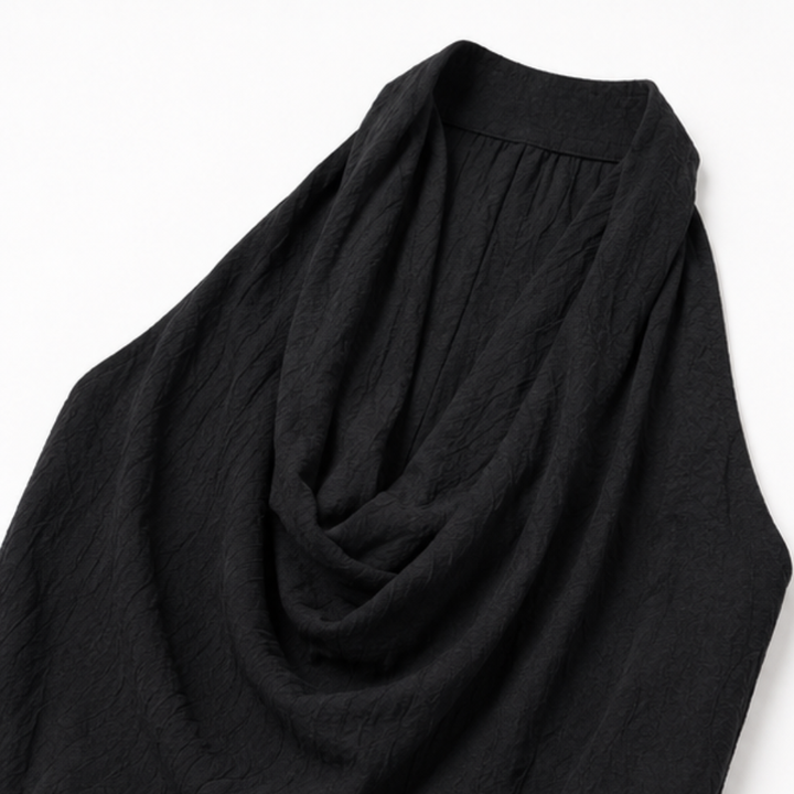 Draplyn – The 2-Piece Halter That Skims, Not Swallows