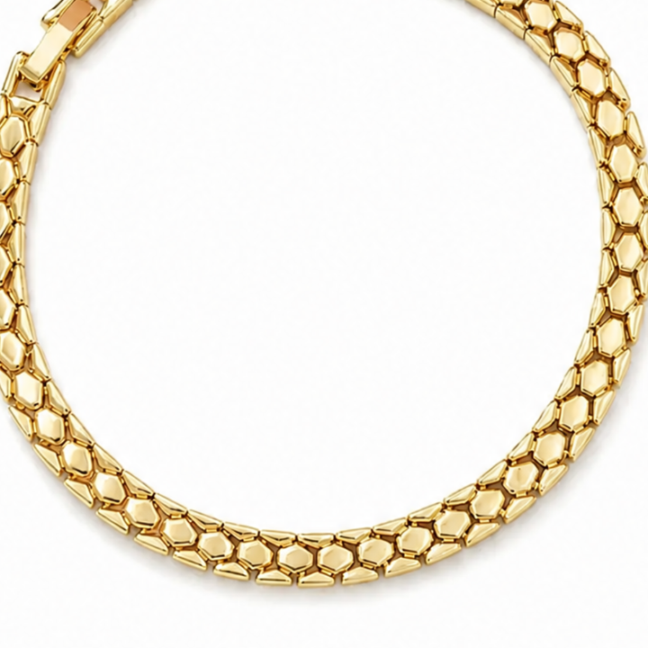 Scalé – Articulated Snake-Scale Link Bracelet