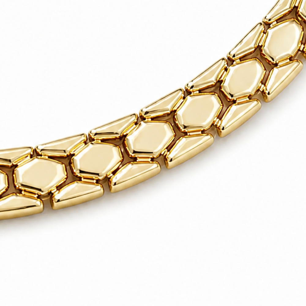 Scalé – Articulated Snake-Scale Link Bracelet
