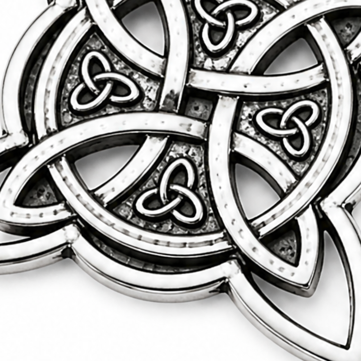 Lunavia – Celtic Knot Beaded Drop Earrings