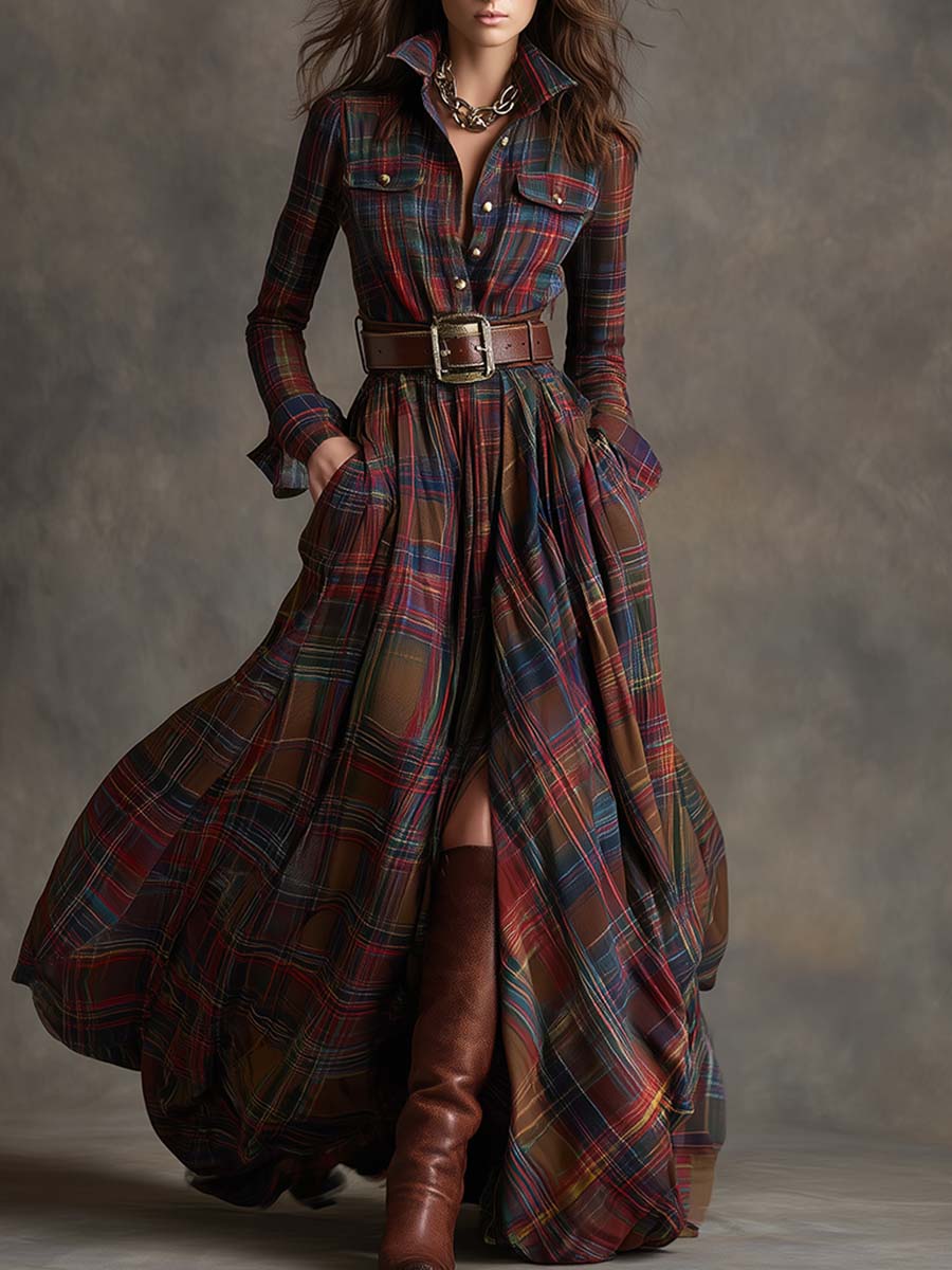 Scarlett | Robe chemise ceinturée