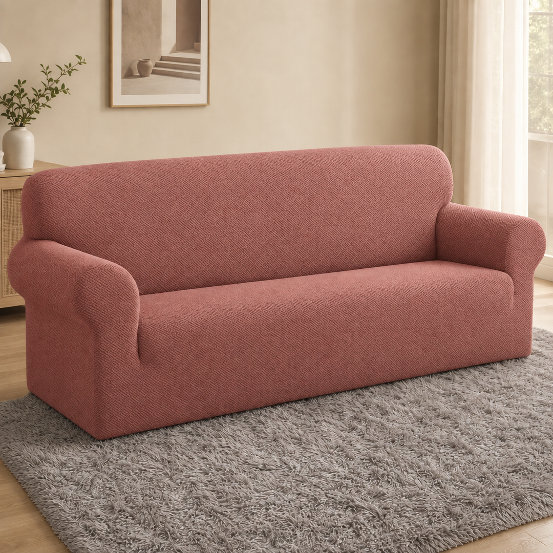 Snugfit – Textured Jacquard Non-Slip Stretch Sofa Slipcover