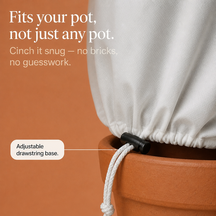Frostview – Mesh Window Zippered Plant Frost Cover