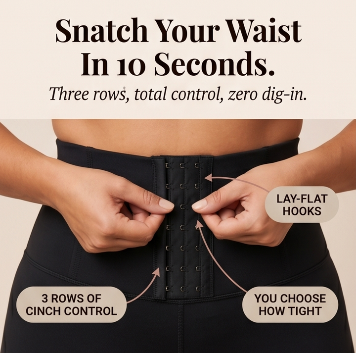 Cinchley – High-Waist Corset Leggings with Adjustable Cinch