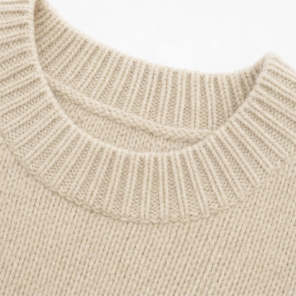 Braidenne – Braided Cord Button-Front Knit Sweater