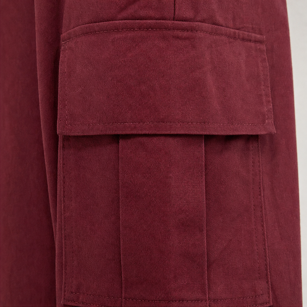 Silhoette – High-Waisted Straight-Leg Cargo Pants