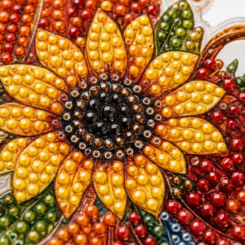 Glimmerwreath – Pumpkin &amp; Floral Diamond Painting Wreath Kit