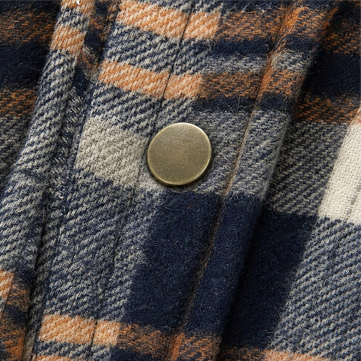 Huntlyn – Sherpa-Lined Plaid Flannel Shacket