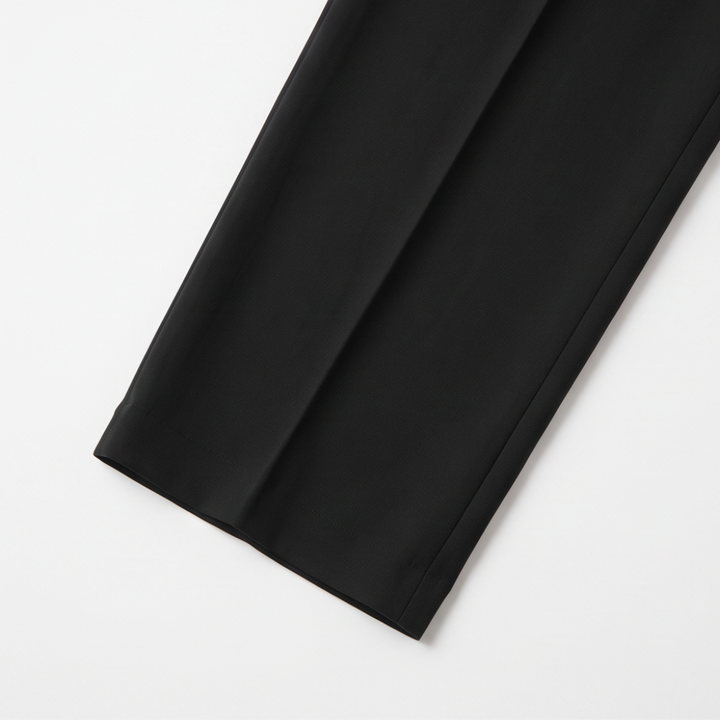 Poisevera – Belted High-Waist Turtleneck And Trouser Set