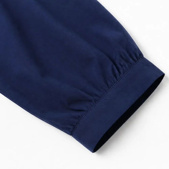 Marelle – Linen-Look Midi Dress with Three-Quarter Sleeves &amp; Pockets